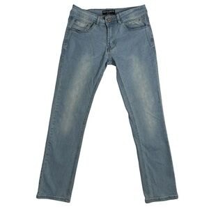 Free Planet Men's Or Unisex Light‎ Wash Sustainable Straight Leg Skinny Jeans 28